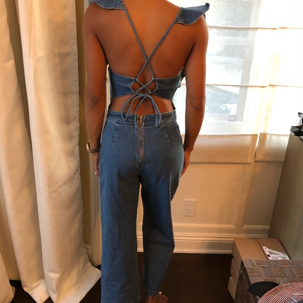 Sugar+Lips denim jumpsuit NWT